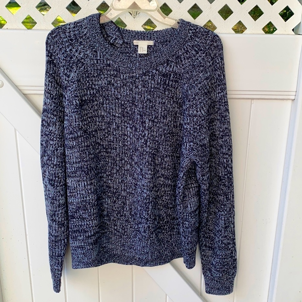 H&M navy blue crewneck sweater size: XL